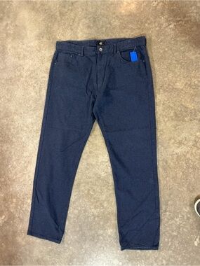 Calvin Klein Slim Fit Stretch 5 Pocket Pants Men’s 38x32 Navy Casual Modern